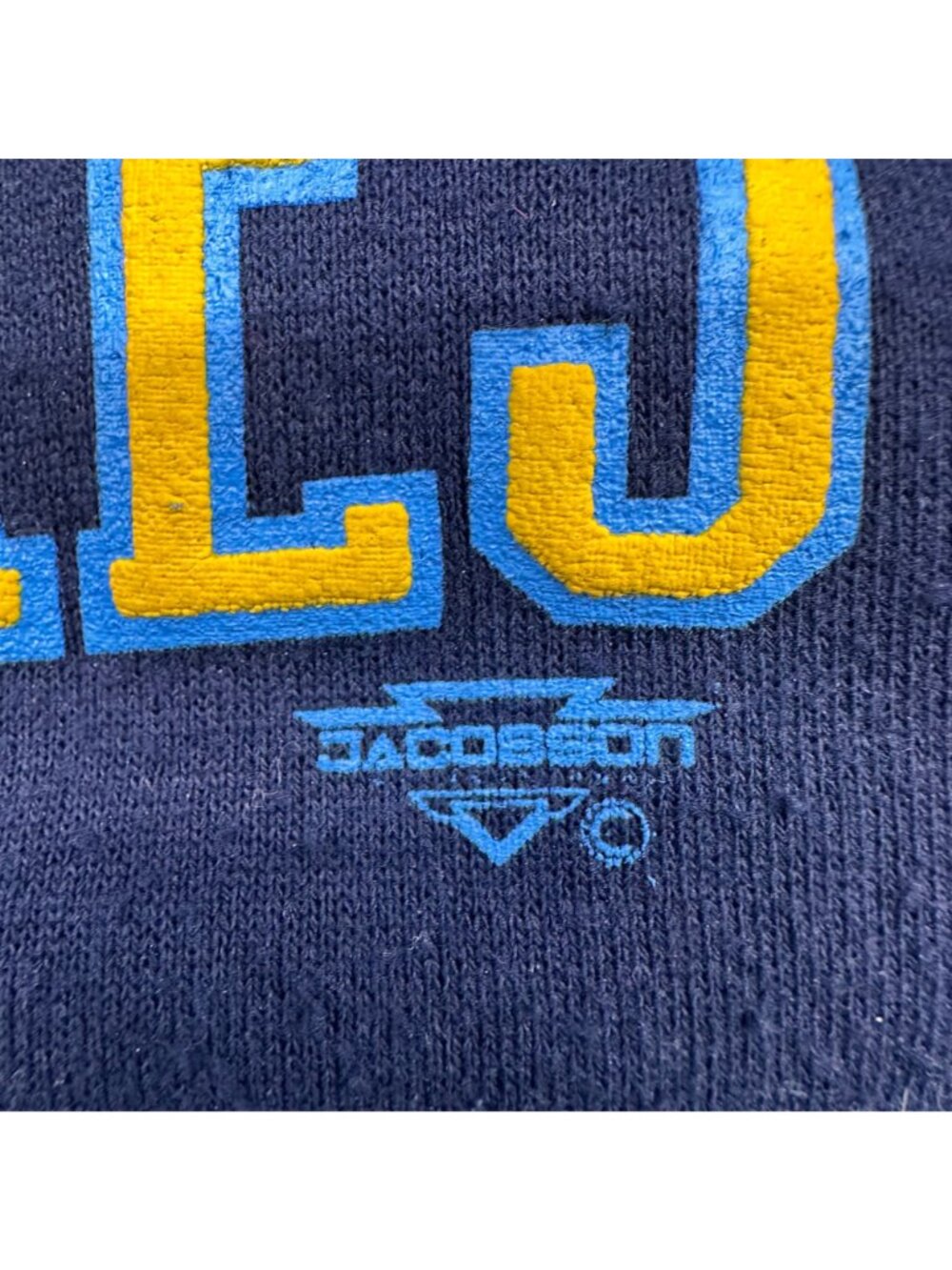 Vintage United States Navy Great Lakes Sweatshirt Crewneck USA Large Blue - Picture 7 of 9